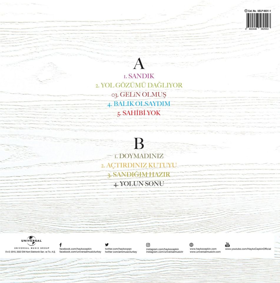HAYKO CEPKİN - SANDIK (LP)