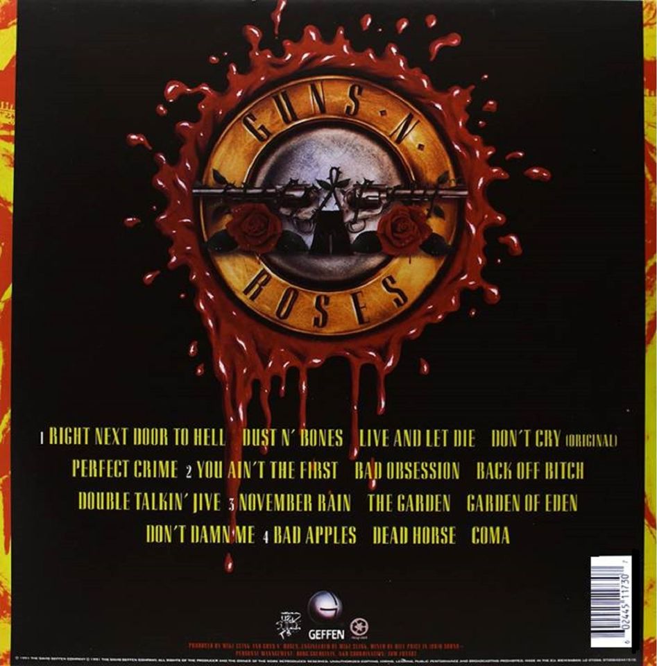 GUNS N' ROSES - USE YOUR ILLUSION I (2 LP)