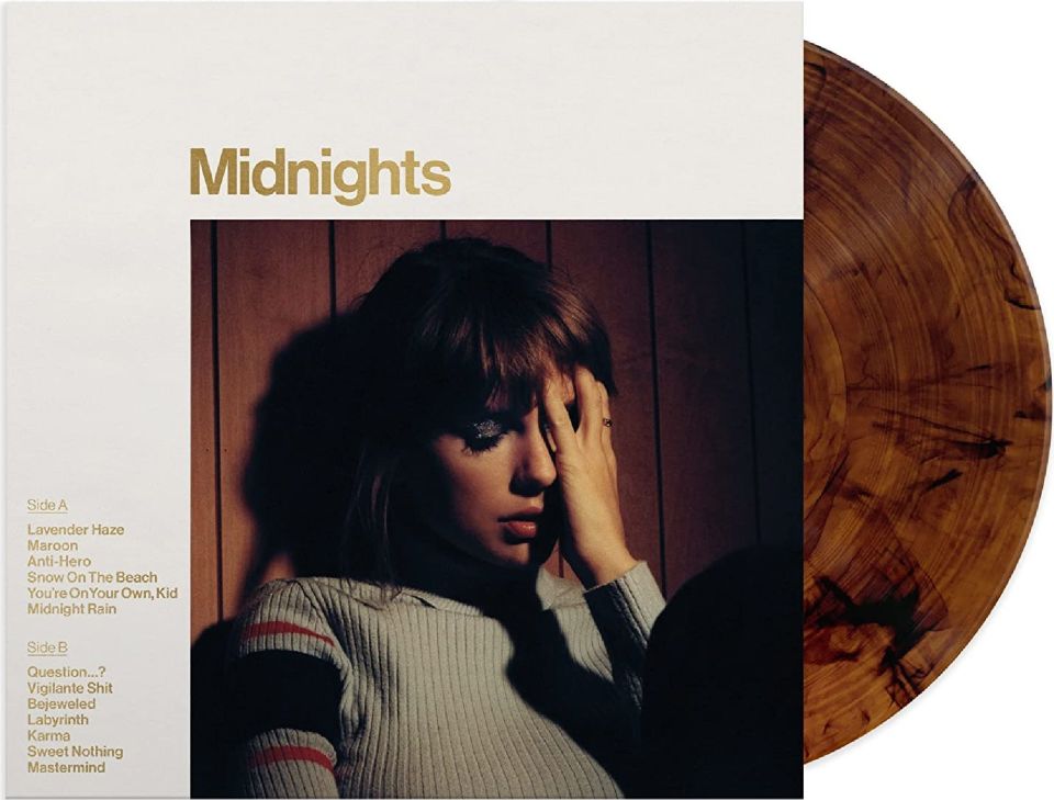 TAYLOR SWIFT - MIDNIGHTS (MAHOGANY) (LP)