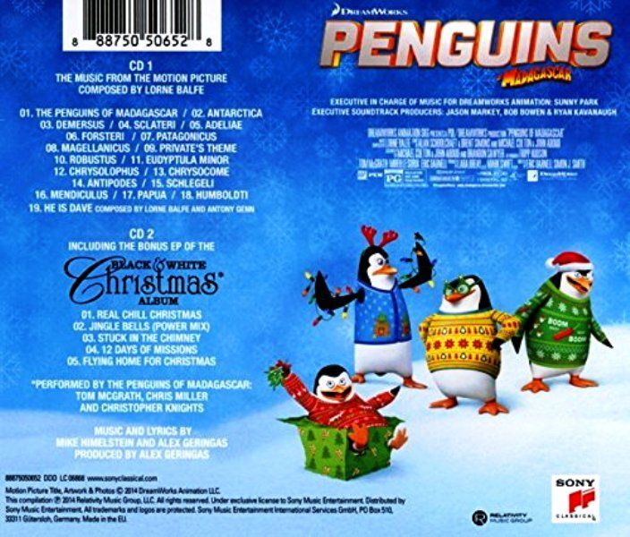 PENGUINS OF MADAGASCAR - (MUSIC FROM THE MOTION PICTURE)(2CD)