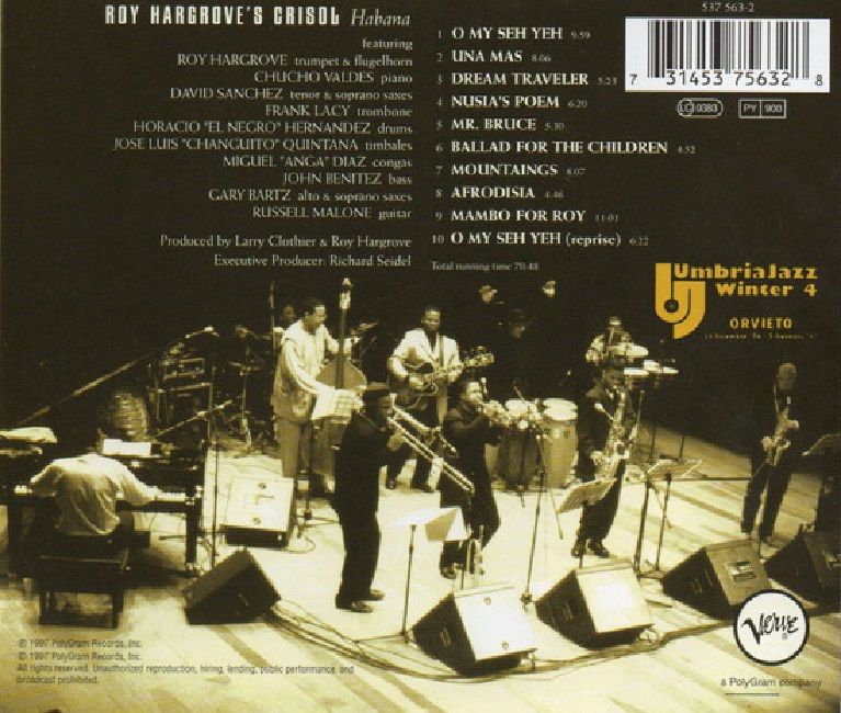 ROY HARGROVE'S CRISOL - HABANA (CD) (1997)