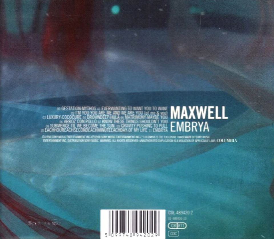 MAXWELL - EMBRYA (CD) (1998)