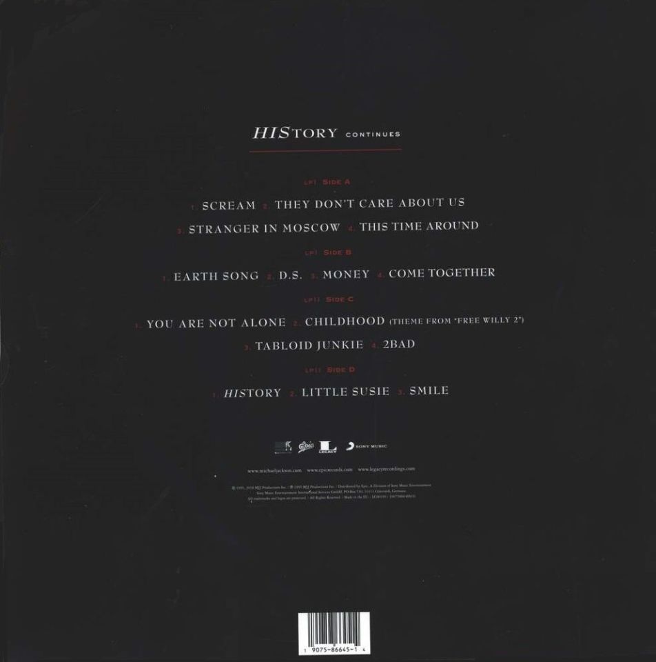 MICHAEL JACKSON - HISTORY: CONTINUES
