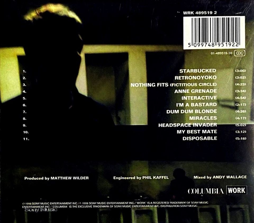 BOND - BANG OUT OF ORDER (CD) (1998)