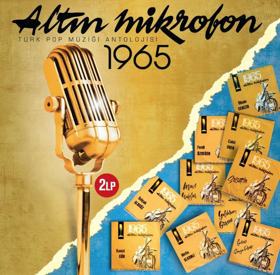 ALTIN MİKROFON 1965 - TÜRK POP MÜZİĞİ ANTOLOJİSİ (2 LP)
