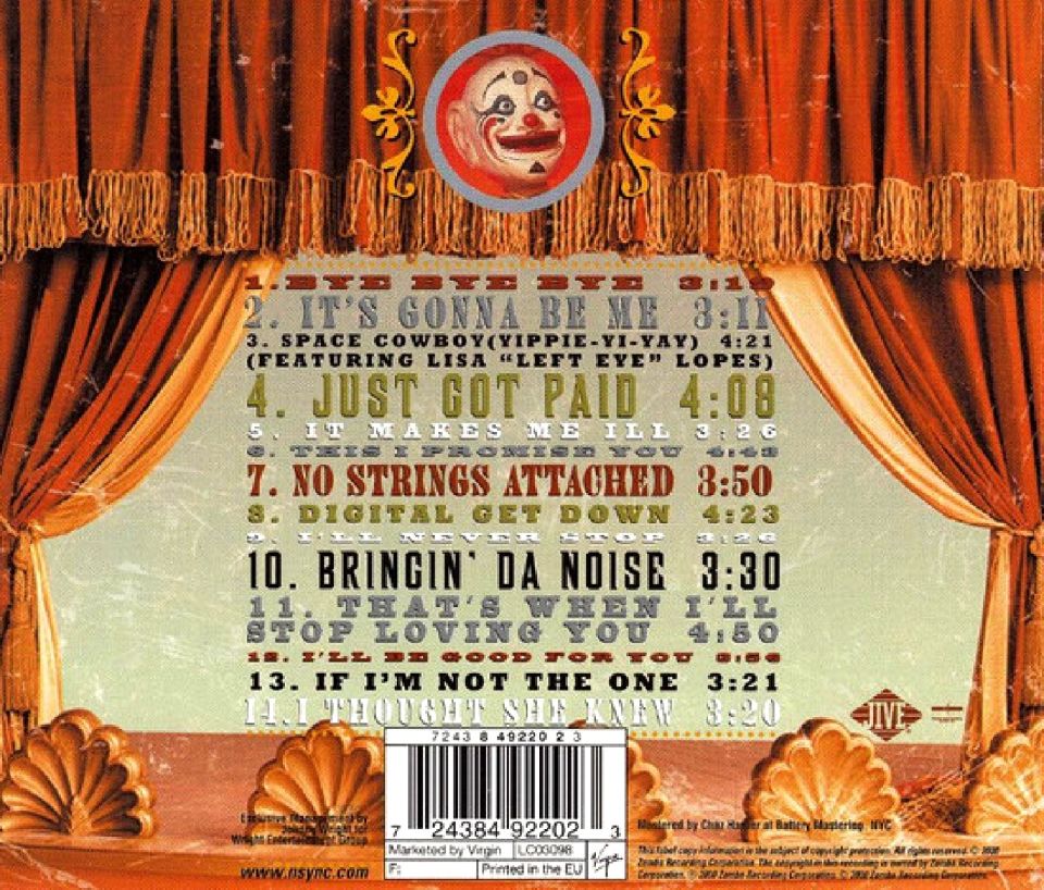 NSYNC - NO STRINGS ATTACHED (CD) (2000)