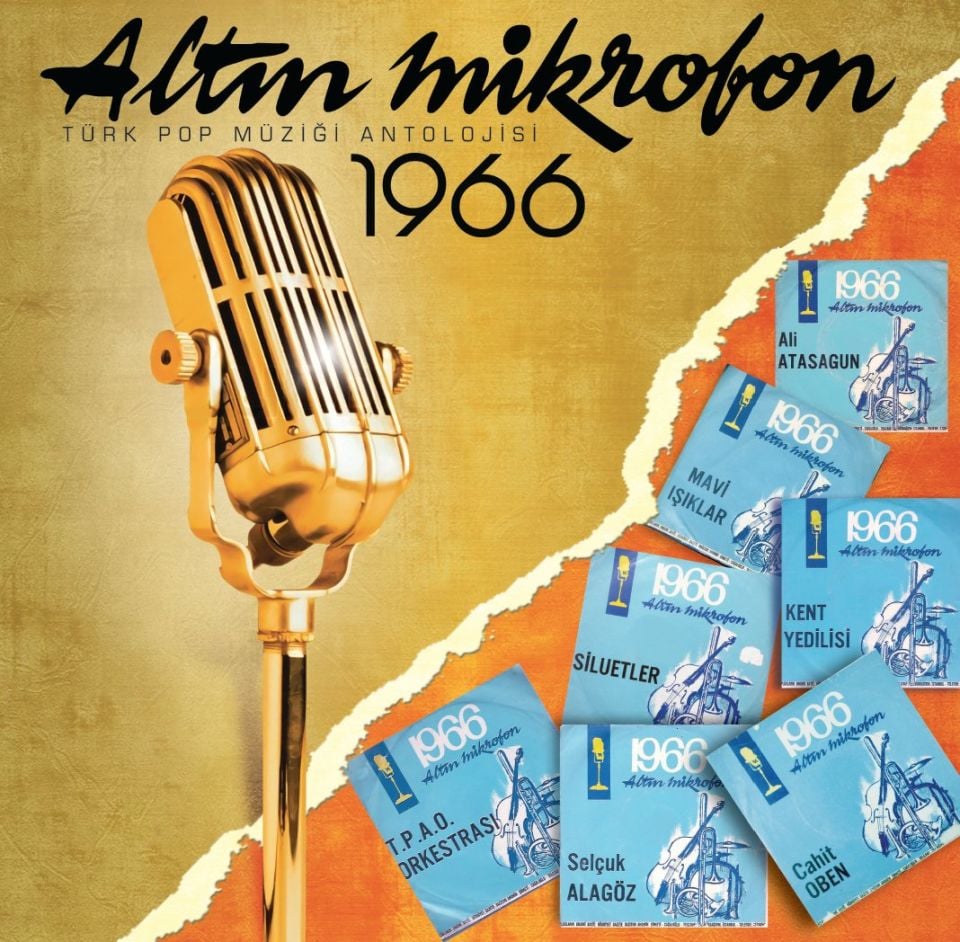 ALTIN MİKROFON 1966 - TÜRK POP MÜZİĞİ ANTOLOJİSİ (LP)