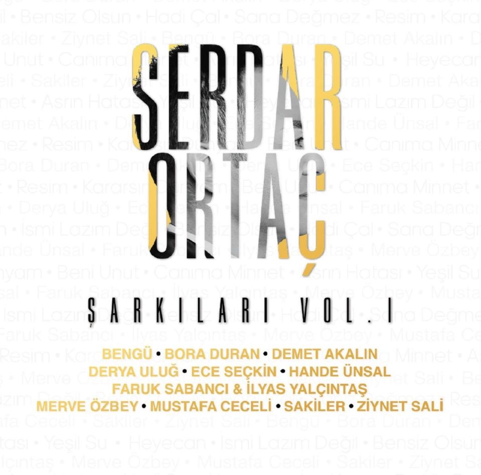 SERDAR ORTAÇ ŞARKILARI VOL.1 - ÇEŞİTLİ SANATÇILAR (CD)