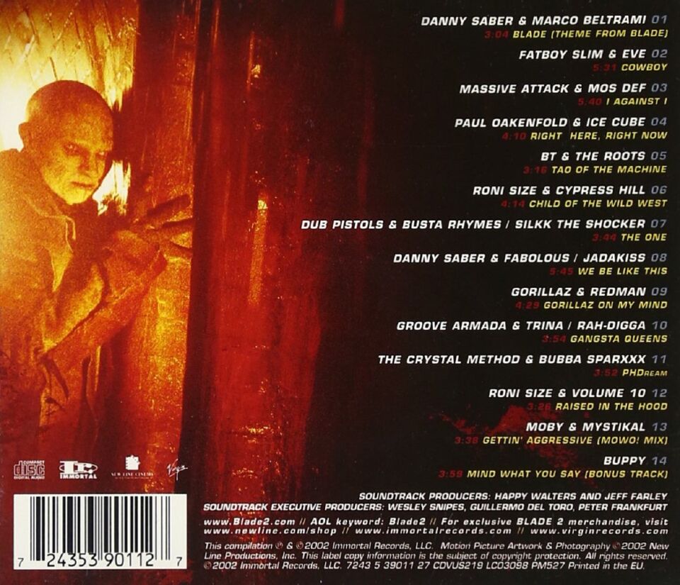 BLADE II - SOUNDTRACK  (CD) (2002)