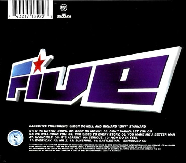 FIVE - INVINCIBLE (CD) (1999)