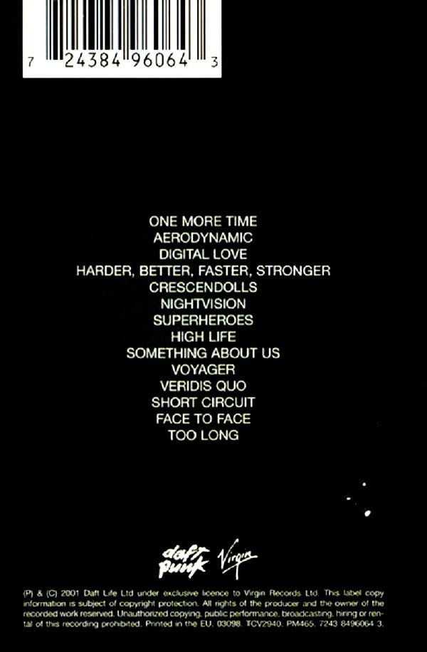 DAFT PUNK - DISCOVERY (MC) (2001)