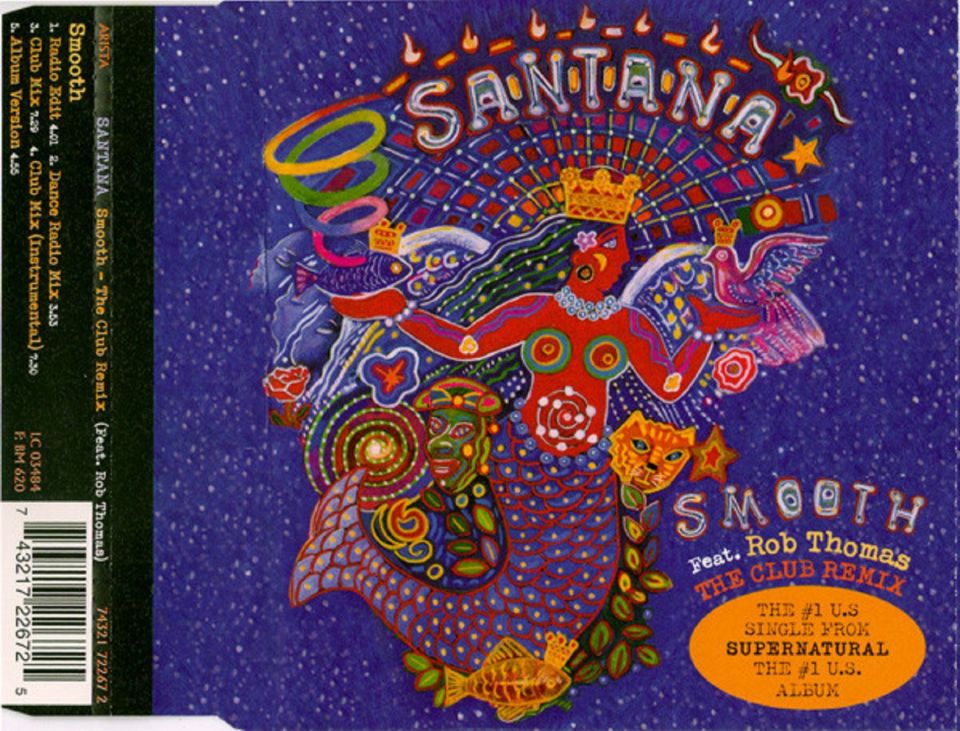 SANTANA - SMOOTH / THE CLUB REMIX (FEATURING-ROB THOMAS) (MAXI SINGLE CD) (1999)