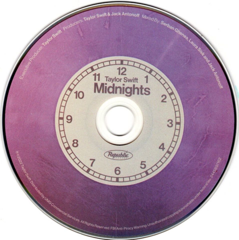 TAYLOR SWIFT - MIDNIGHTS (LAVANDER EDITION) (CD)