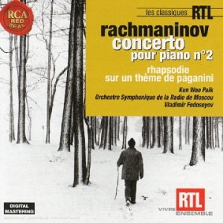 RACHMANINOV - CONCERTO POUR PIANO No:2 / RHAPSODIE SUR UNTHEME DE PAGANINI