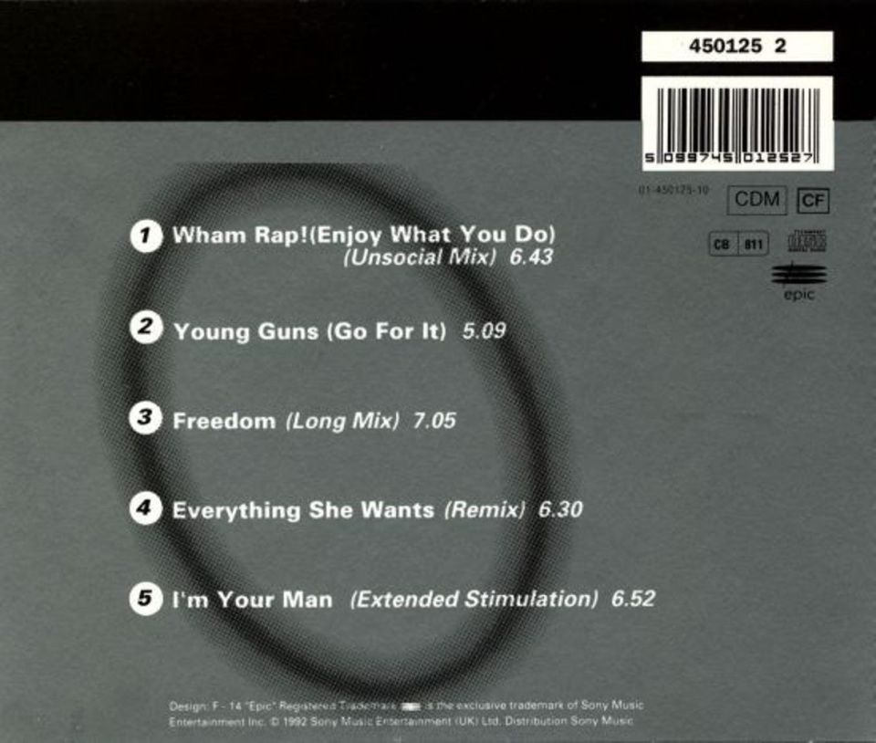 WHAM - TWELVE INCH MIXES (MAXI SINGLE CD)