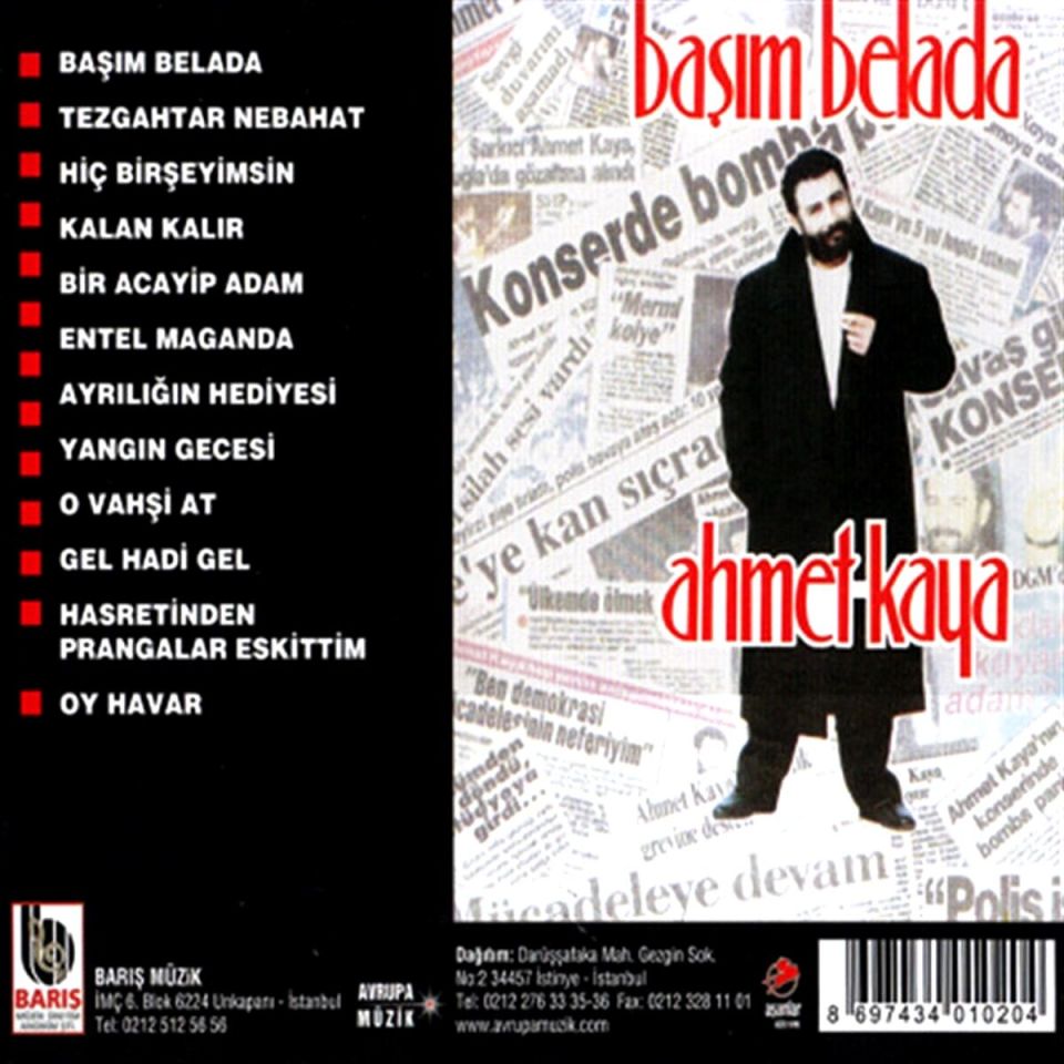 AHMET KAYA - BAŞIM BELADA (CD)
