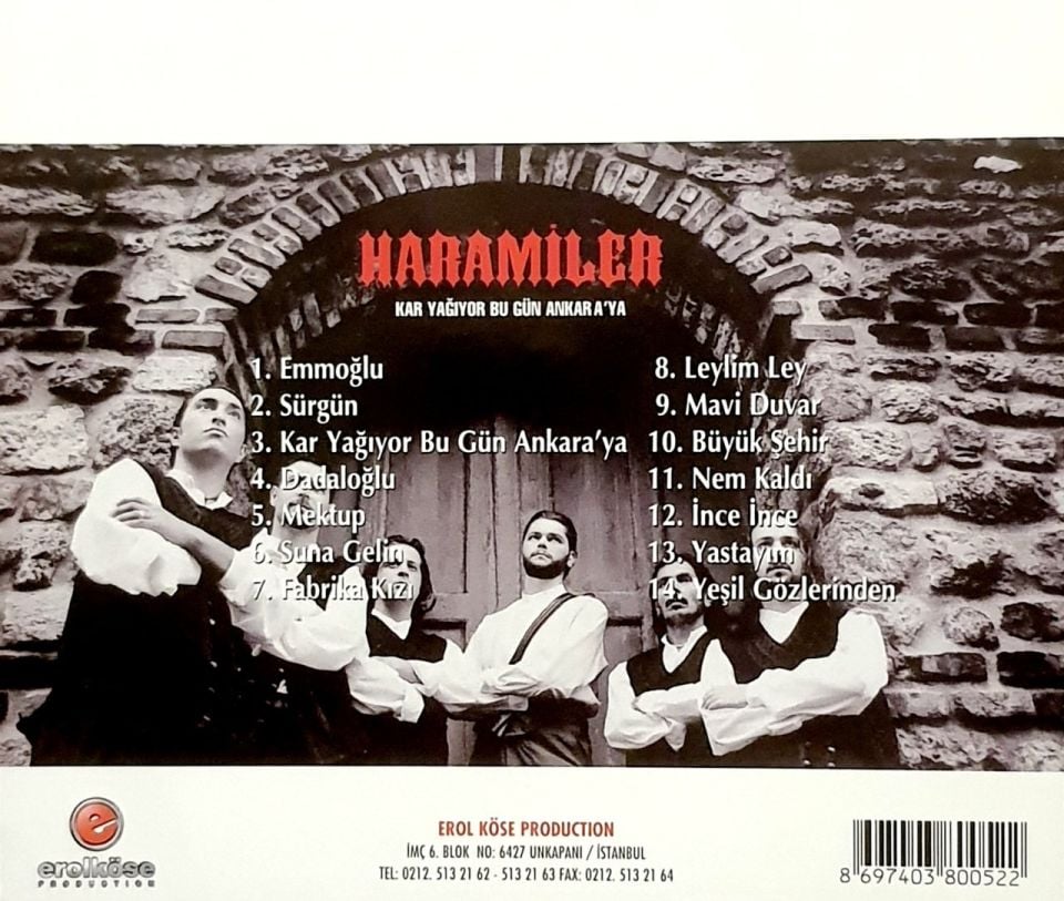 HARAMİLER - KAR YAĞIYOR BUGÜN ANKARA'YA (CD)