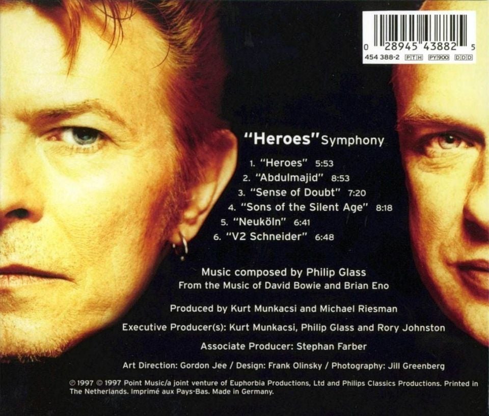 PHILIP GLASS - 'HEROES' SYMPHONY (1997)