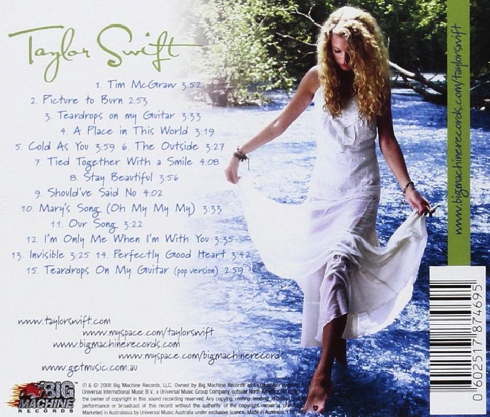 TAYLOR SWIFT - TAYLOR SWIFT (CD)