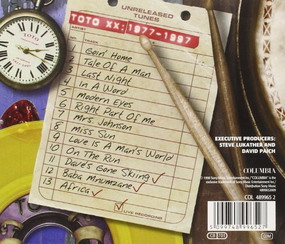 TOTO - XX 1977-1997 (CD)