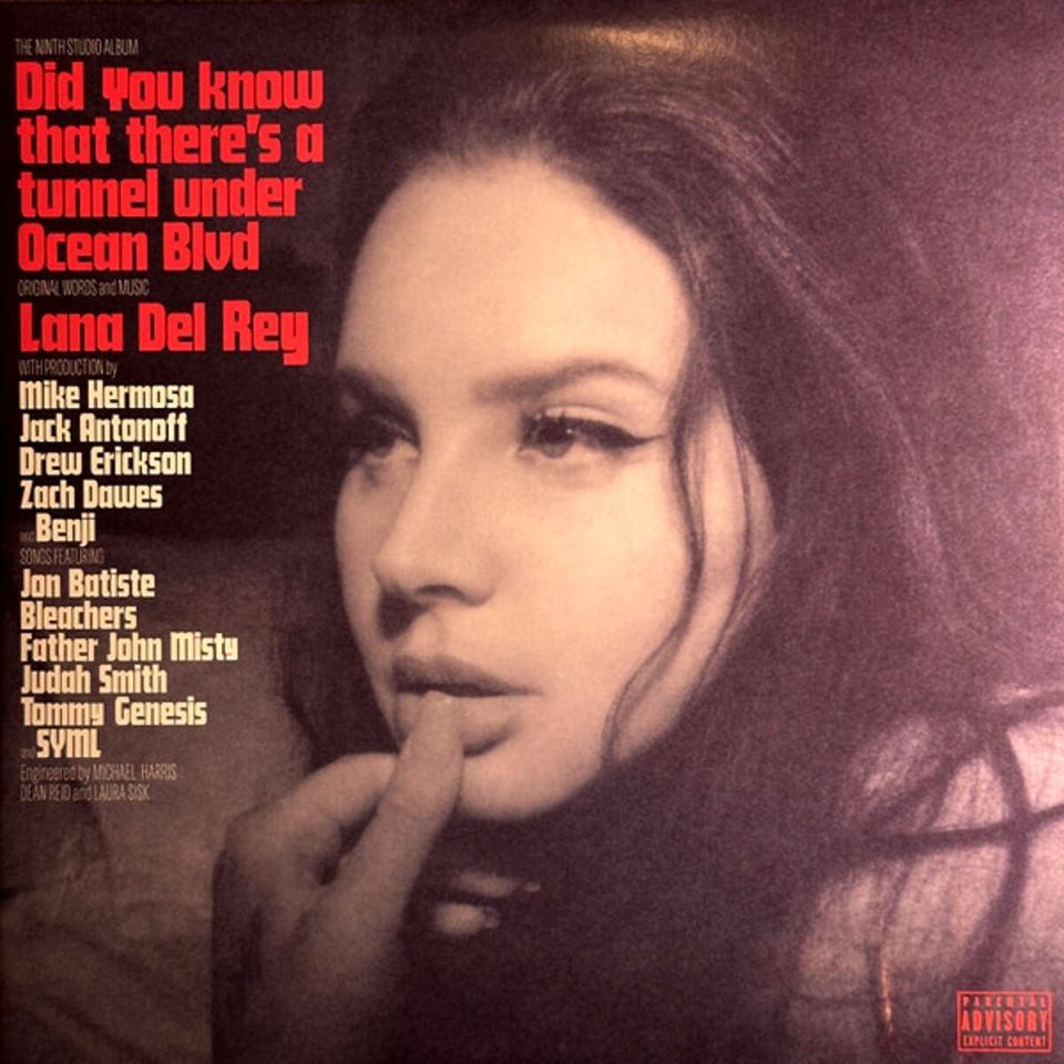 LANA DEL REY - DID YOU KNOW THAT THERE'S A TUNNEL UNDER OCEAN BLVD  (2 LP) (COLOUR)