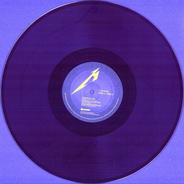 METALLICA - 72 SEASONS (COLOUR) (INDIE RETAIL MIDNIGHT) (VIOLET VINYL) (2 LP)