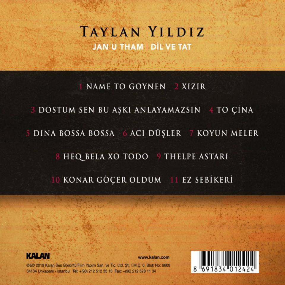TAYLAN YILDIZ - DİL VE TAT ((JAN U THAM)