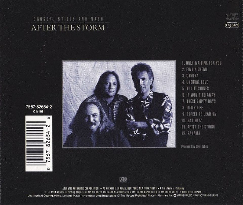 CROSBY STILL & NASH - AFTER THE STORM (CD) (1994)