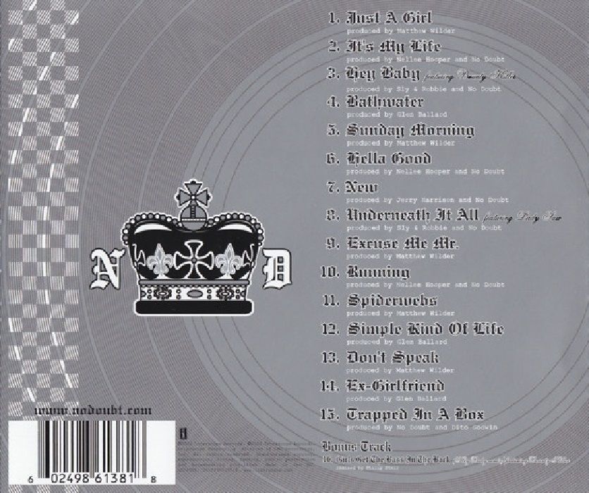 NO DOUBT - THE SINGLES 1992-2003 (CD) (2003)