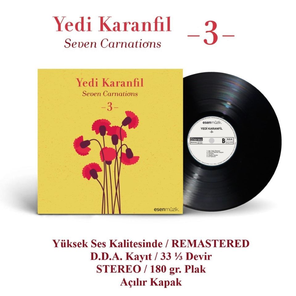 YEDİ KARANFİL 3 - SEVEN CARNATIONS 3 (LP)