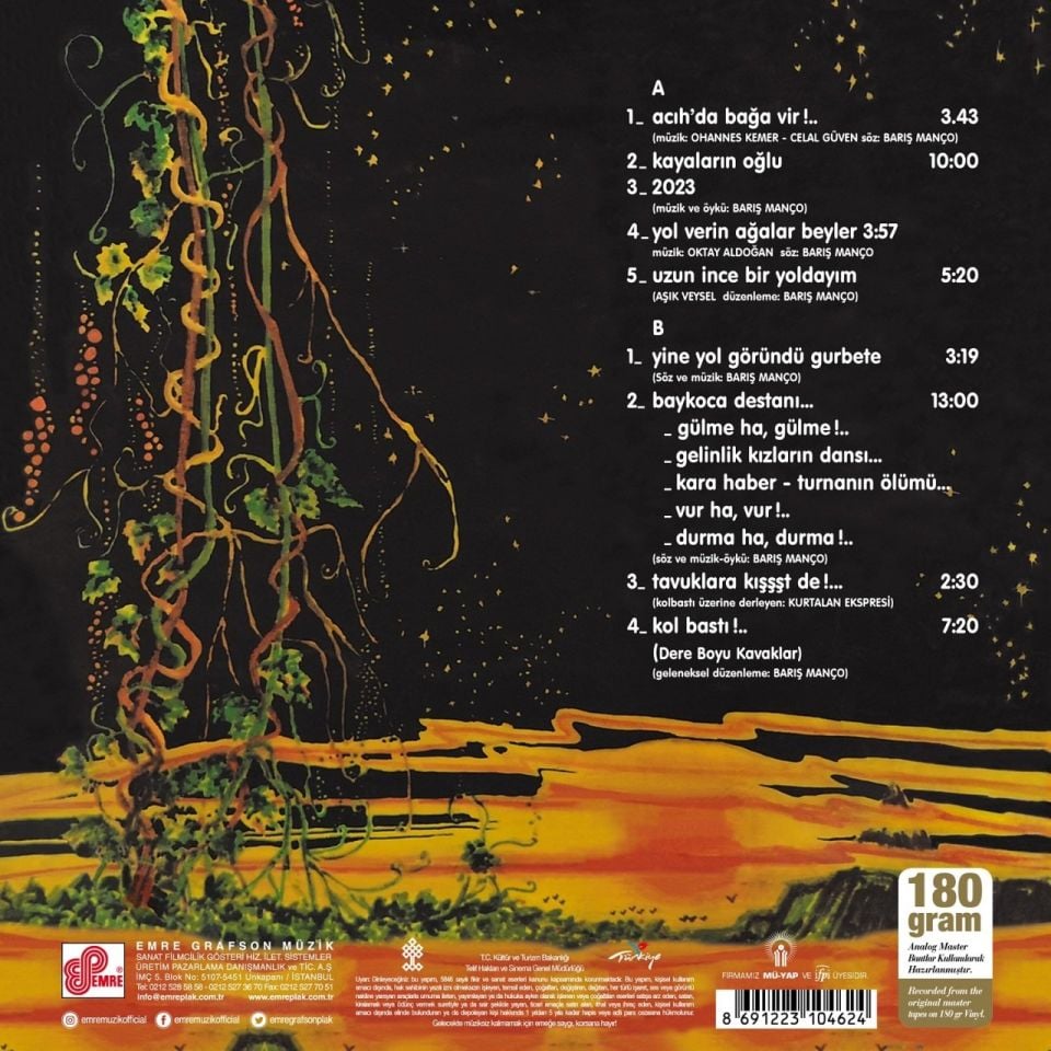 BARIŞ MANÇO - 2023 (LP)