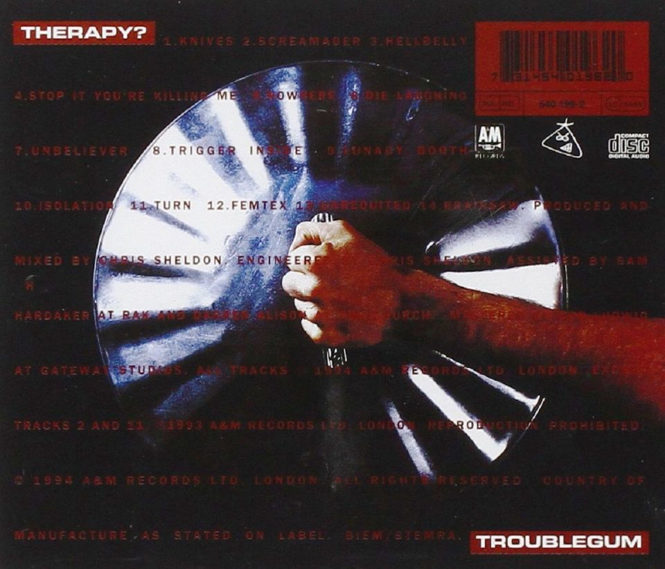 THERAPY - TROUBLEGUM (CD) (1994)