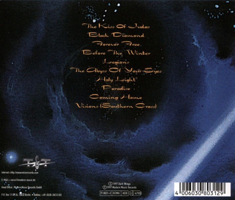STRATOVARIUS - VISIONS (CD) (1997)