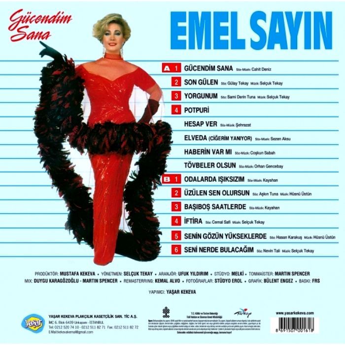 EMEL SAYIN - GÜCENDİM SANA (LP)