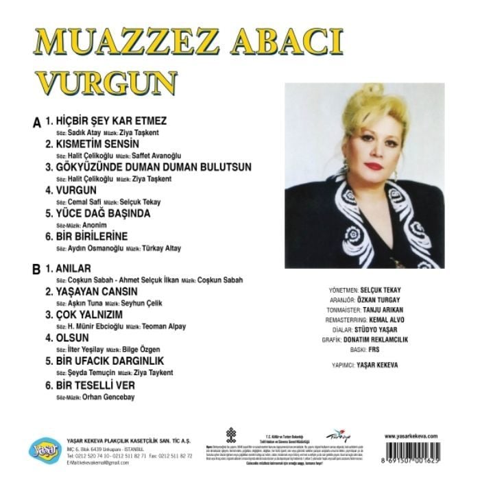 MUAZZEZ ABACI - VURGUN (LP)