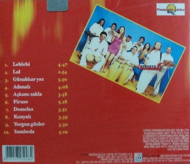 PASAPORTE LATINO - LATİN TÜRKÜLER (CD) (2000)