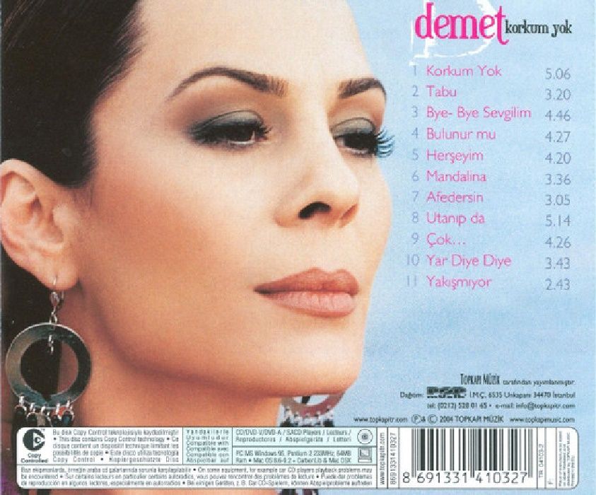 DEMET - KORKUM YOK (CD) (2004)