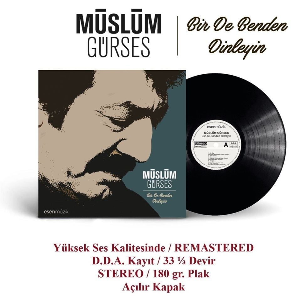 MÜSLÜM GÜRSES - BİR DE BENDEN DİNLEYİN (LP)