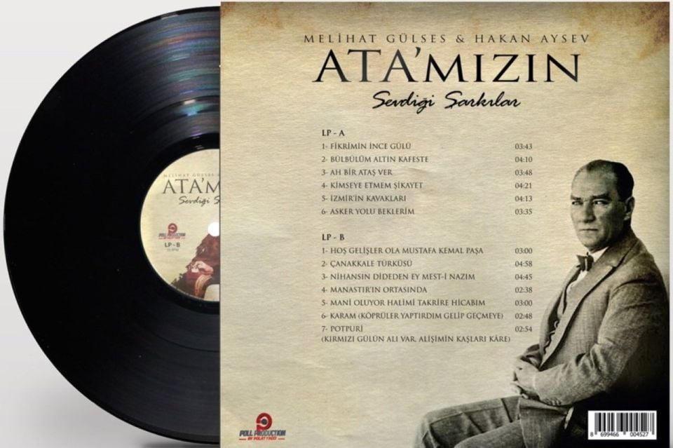 MELİHAT GÜLSES & HAKAN AYSEV - ATA'MIZIN SEVDİĞİ ŞARKILAR (LP)