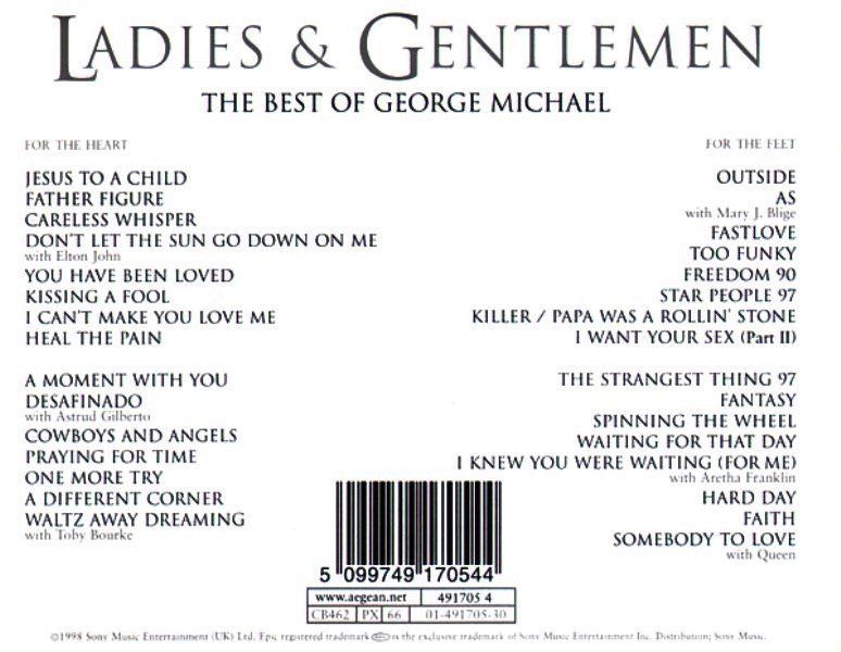 GEORGE MICHAEL - LADIES & GENTLEMEN THE BEST OF (MC)