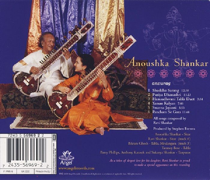 ANOUSHKA SHANKAR - ANOURAG (CD) (2000)