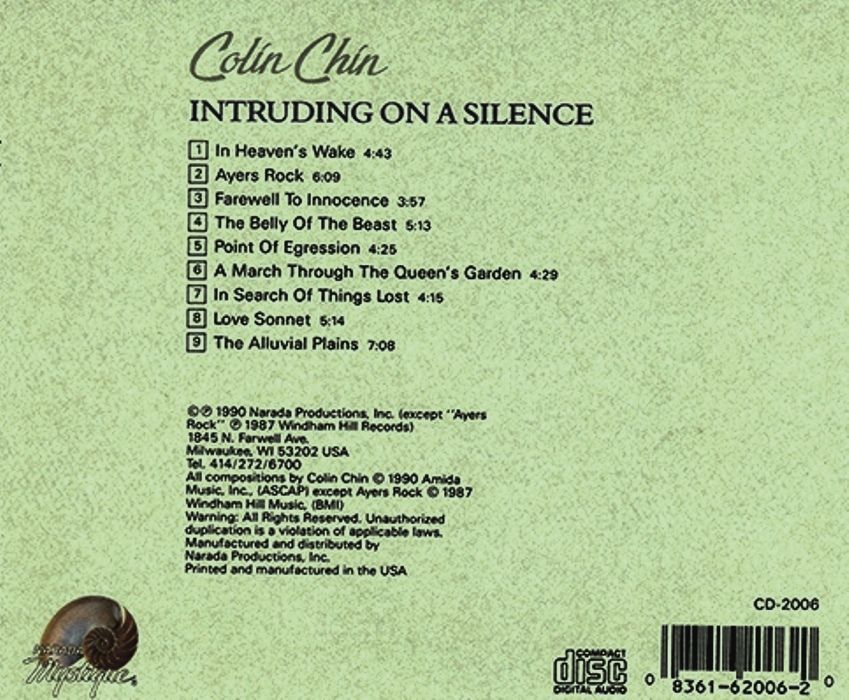 COLIN CHIN - INTRUDING ON A SILENCE