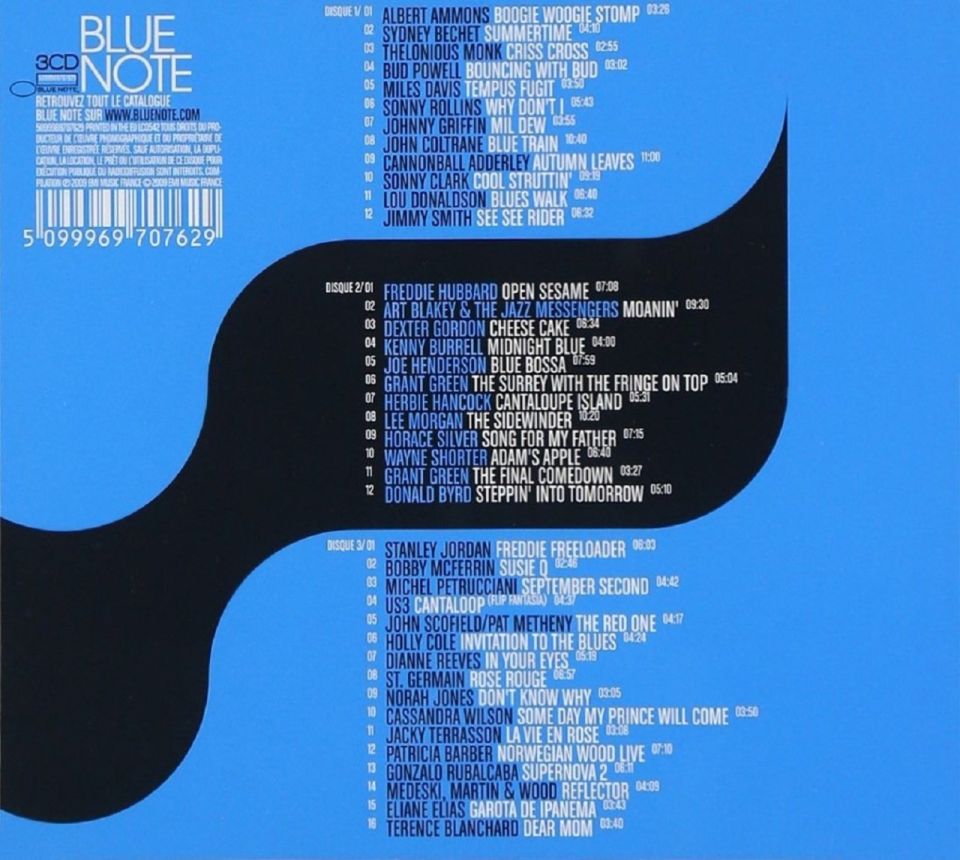 BLUE NOTE VARIOUS ARTISTS - BLUE NOTE 3 CD DE LUXE