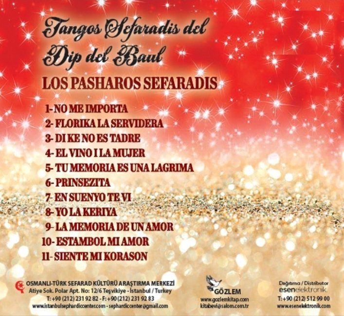 LOS PASHAROS SEFARADIS - TANGOS SAFARADIS DEL DIP DEL BAUL