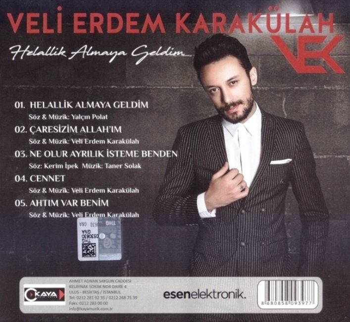 VELİ ERDEM KARAKÜLAH - HELALLİK ALMAYA GELDİM
