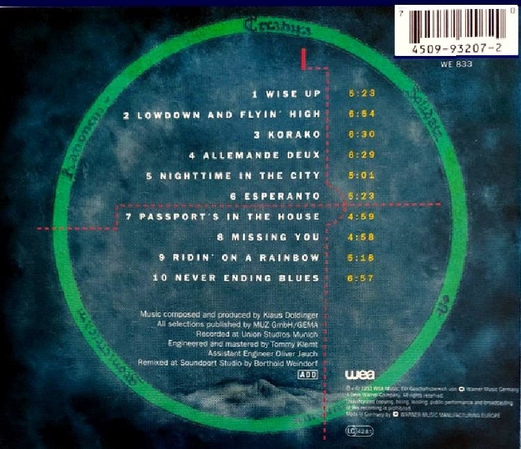 KLAUS DOLDINGER & PASSPORT - DOWN TO EARTH (CD) (1993)