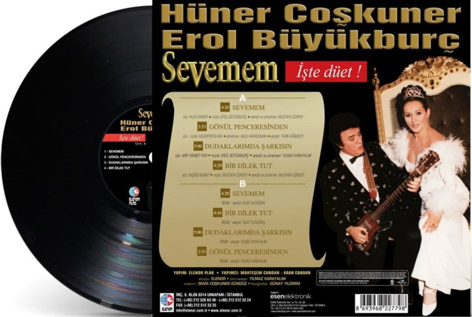 HÜNER COŞKUNER & EROL BÜYÜKBURÇ - SEVEMEM (LP)