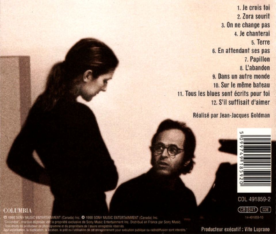 CELINE DION - S'IL SUFFISAIT D'AIMER (CD) (1998)