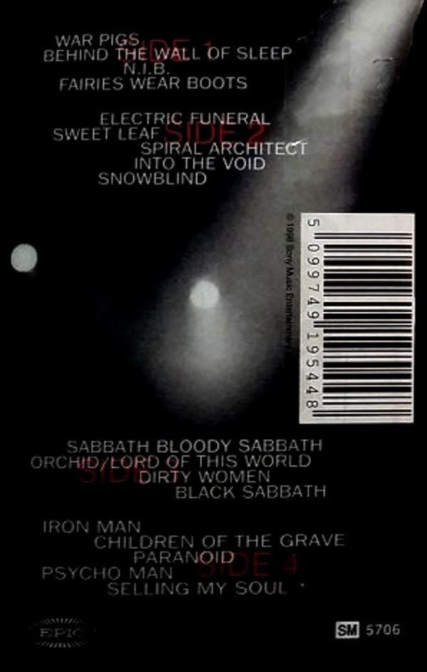 BLACK SABBATH - REUNION (2 MC) (1998)