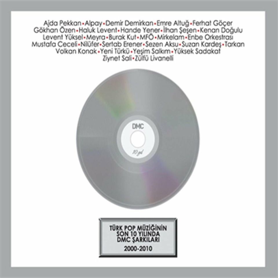 TÜRK POP MÜZİĞİNİNİN SON ON YILINDA DMC ŞARKILARI 2000-2010 - ÇEŞİTLİ SANATÇILAR (3 CD) (2010)